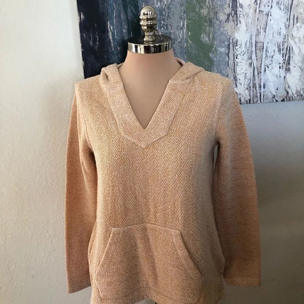 Faherty Whitewater Women’s Hooded Sweater Hoodie Pancho WKC0005 Orange